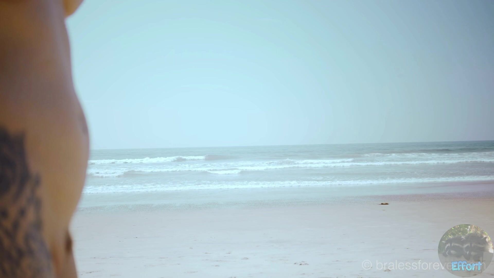 Nude Beach Day with Anny and her friend