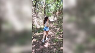 Alinity Topless In The Woods