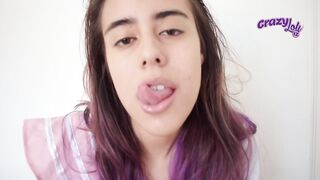 Salmakia - Just a normal ahegao and tongue action