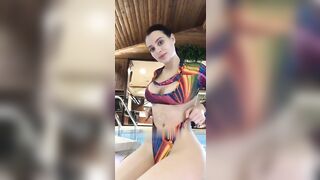 Lana Rhoades - Fucked In Public Pool Full Video Leaked