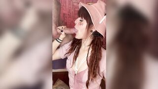 Olivia Jarden - Cum Covered Cute Kawaii Cocksuckerp
