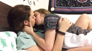 Lesbian kissing 2