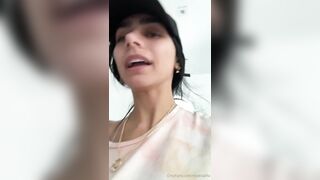 Mia Khalifa Bare Titty Shower Tease Video