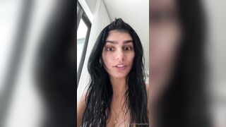Mia Khalifa Bare Titty Shower Tease Video