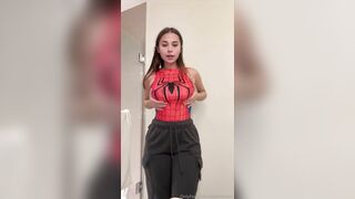 Sophieraiin Spider Girl Tease Video Leaked