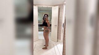 Phfame Showing off her sexy body with tattoos