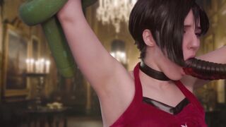 Ada Wong Gets Ambushed And Bred By Tentacles