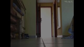 SERVICE ROOM ADVENTURE pt 1: GentlyPerv meets an exhibitionist slut flasher