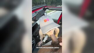 Auhneesh Nicole Dunkin Donut Sextape Video Leaked