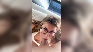 Madiiitay Glasses Blowjob Facial Sex Tape