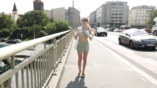 Bralessforever - Emma White - Green Outfit with Emma White