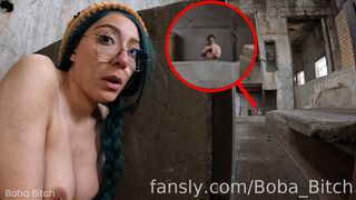 Boba_Bitch - Public Makerspace Warehouse Clothing Abandonment & Squirt Masturbation