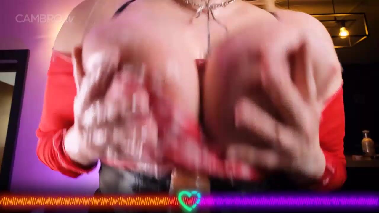 Deep concentration on her face