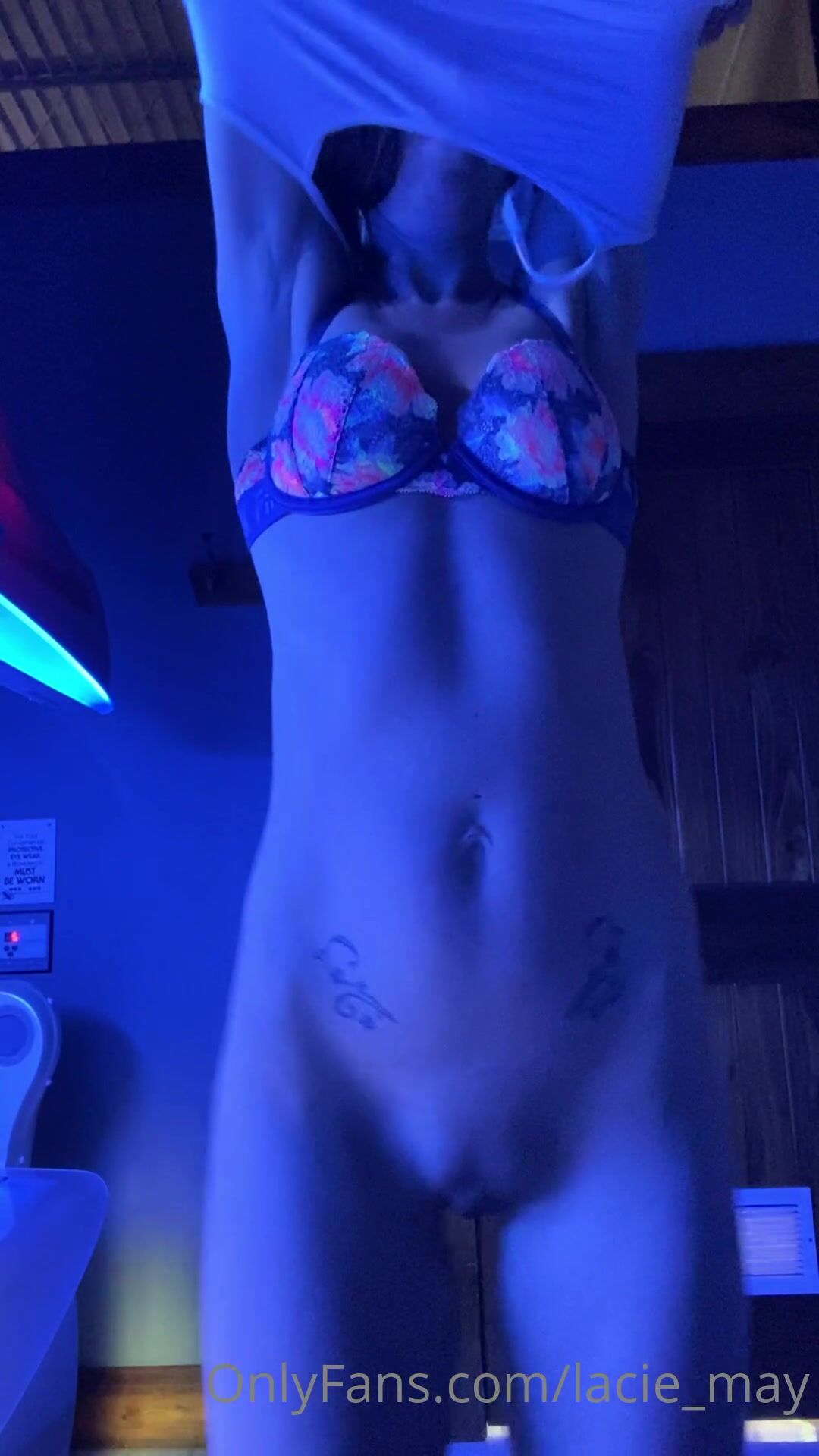 L.M OF - Blue Light Striptease