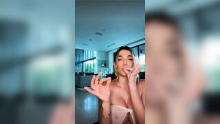 Lyna Perez 30 August Livestream Nip Slip