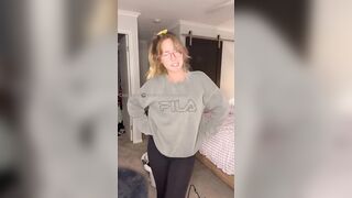 Brigitte Stripping Off