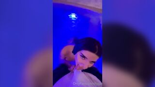 Juanita Belle Blowjob in Jacuzzi with Tyga Onlyfans Video