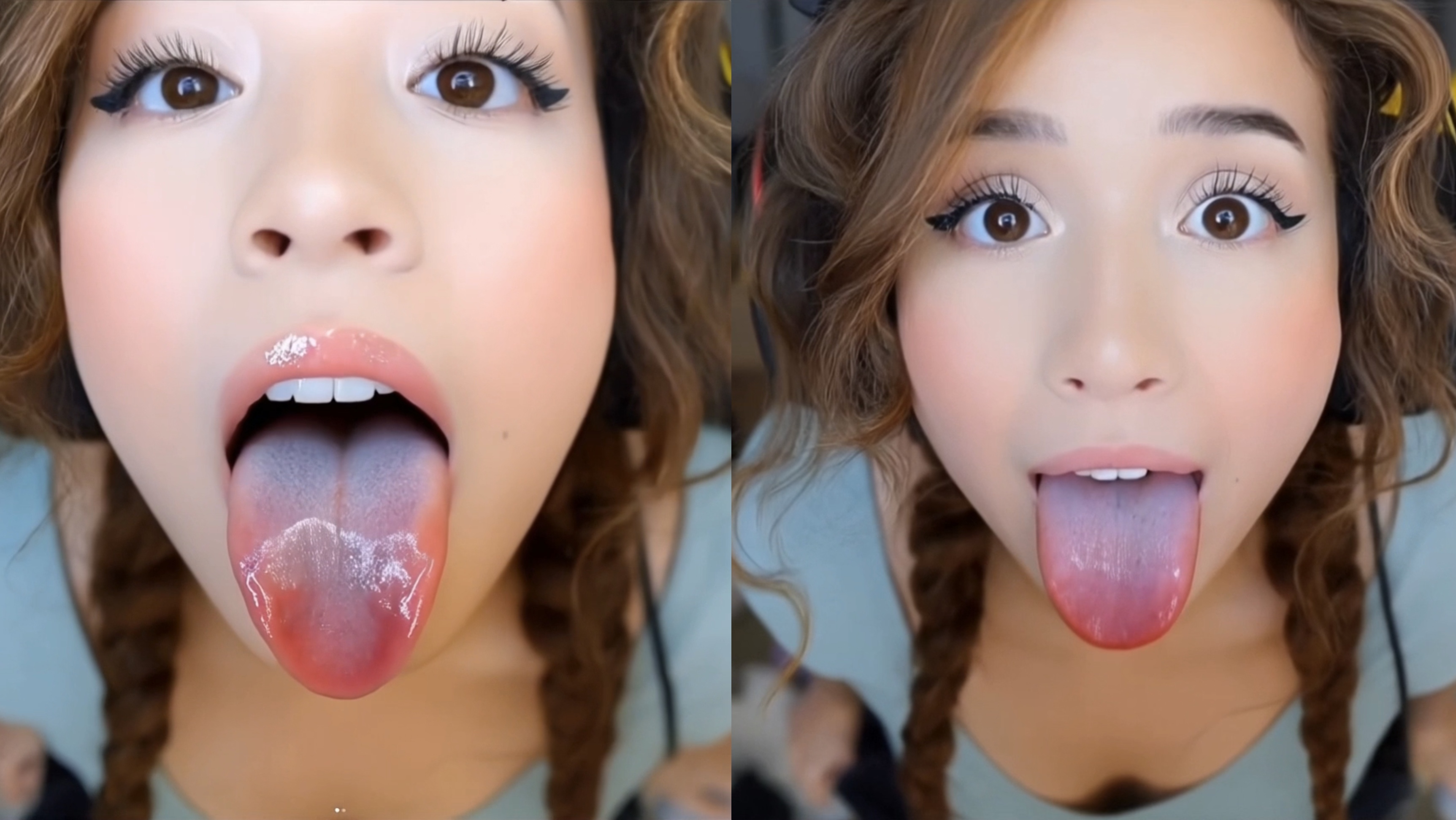 Pokimane Cum Facial Tongue Countdown
