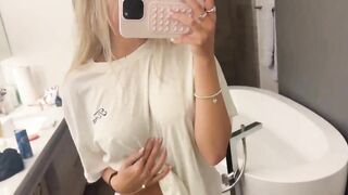 Olivia (Livvy) Dunne nipple tease
