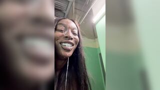 She sucked one of her followers at his job