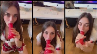 Lauren alexis under table