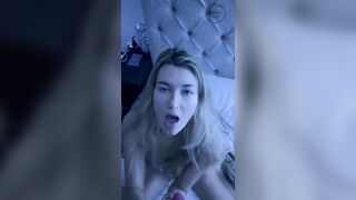 Sabrina Vaz Sloppy Blowjob And Creamy Mouth