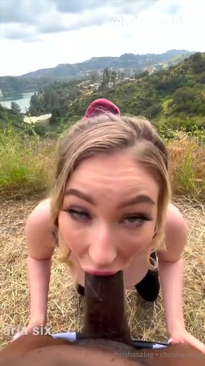 Aria Six Outdoor BBC Sextape With ChrisHasABig