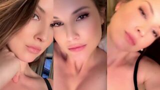 Amanda Cerny black lingerie ppv