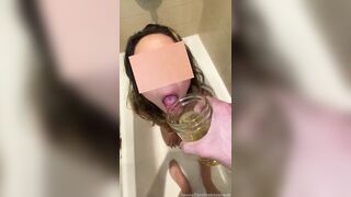 Bite Sized Asian Thebitesizedb Rough Shower Deepthroat Fuck OnlyFans Leak