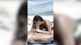 Anika Star - public beach fuck