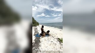 Anika Star - public beach fuck