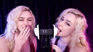 Rose ASMR Twin Ear Licking for Master [March 2025]