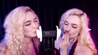 Rose ASMR Twin Ear Licking for Master [March 2025]