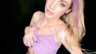 JOI - Lux Neon - cum for my big tits