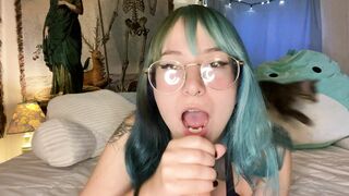 Bigtittygothegg (10) Dildo Blowjob