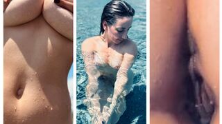 Christina Khalil Post workout skinny dipping ppv