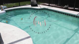 tits playing in the pool housewifeswag