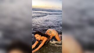 kikikattan | kira kattan naked on beach onlyfans