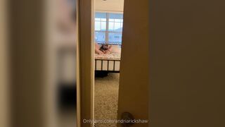 Spying on Andria Rickshaw as she masturbates