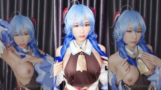 Minichu teases with her firm tits