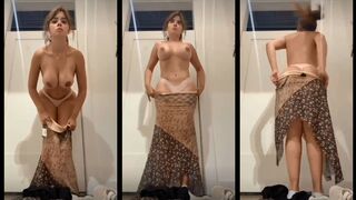 DanyanCat - Trying On A Dress (Short Clip)