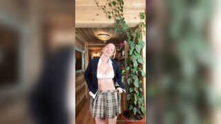 Sara Jean Underwood stylish striptease