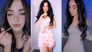 Panther-A with a teddy bear changes outfits