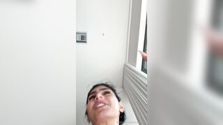 Mia Khalifa Getting Ready For The Day