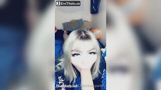 ZoeSparks9 Dildo Blowjob