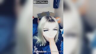 ZoeSparks9 Dildo Blowjob