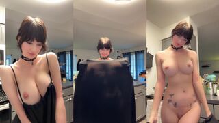 kenalialuv black dress goon for it