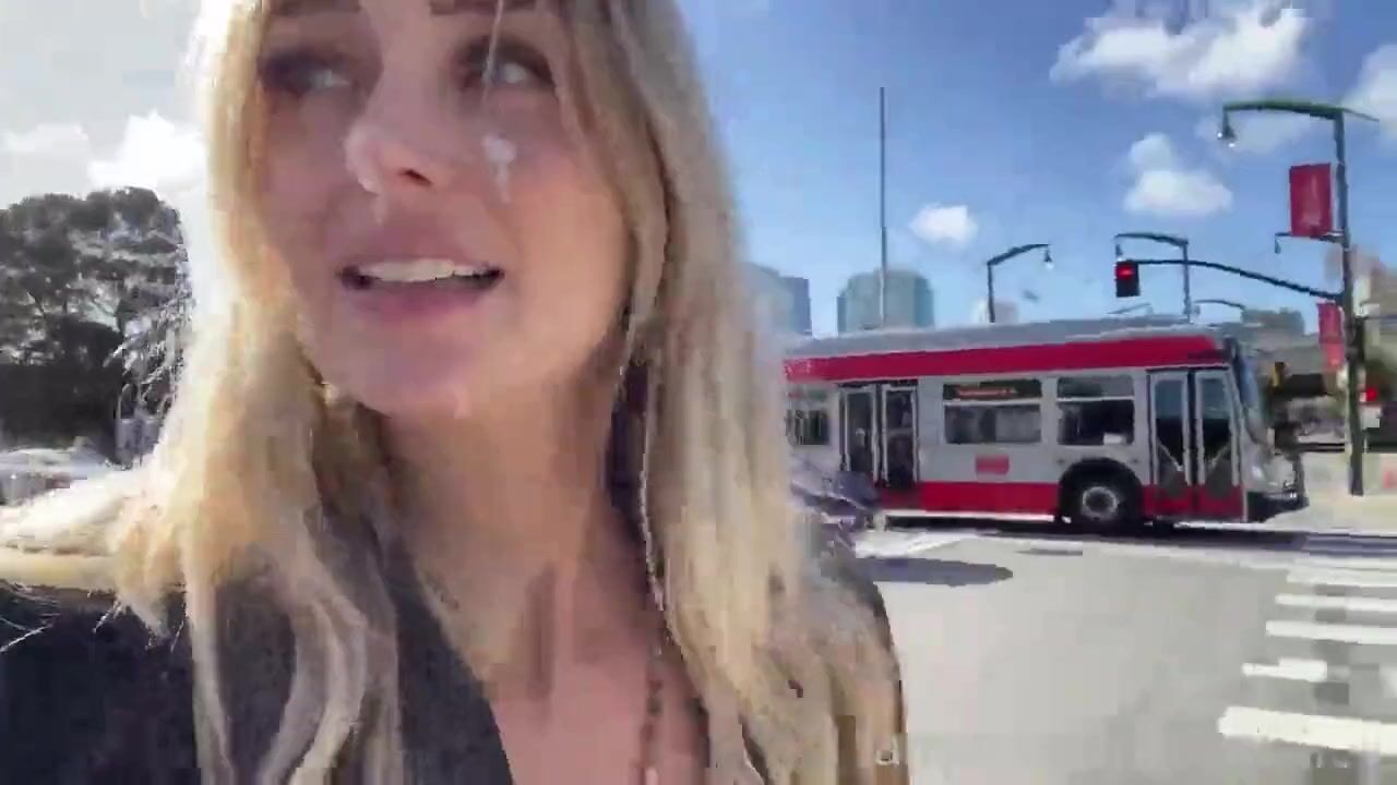 Dahlia Ray | Public Blowjob and Cumwalk -- Fansly