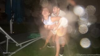 hailey rose fucks in rainstorm