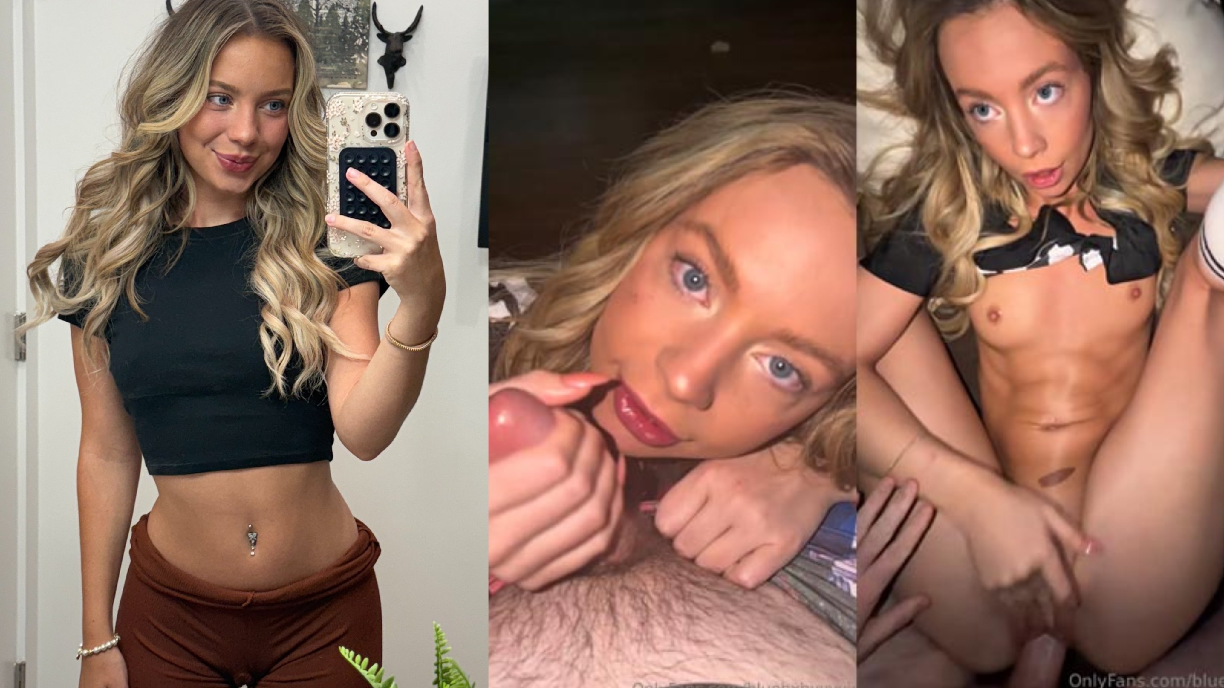 Carley - 22y tiktok and YouTube Model vlog Leaked onlyfans pov Sextape beauty teen